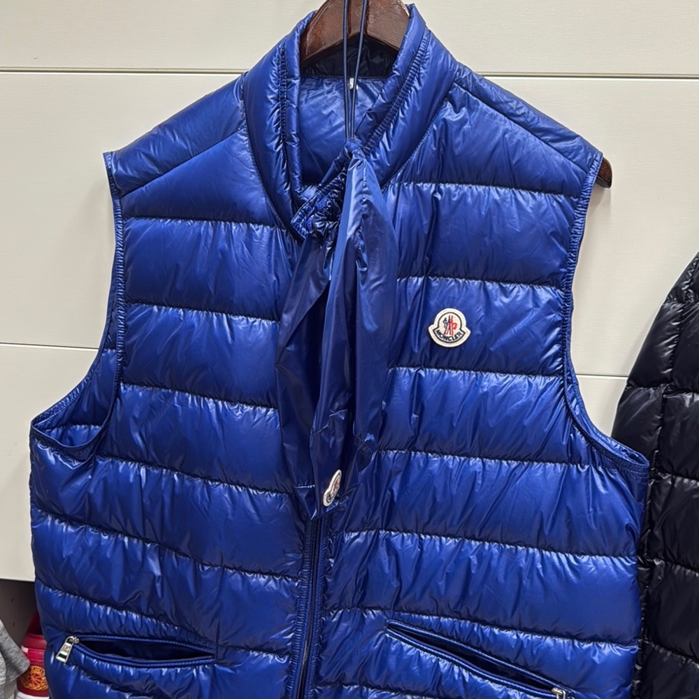 Moncler Blue Puffer Vest